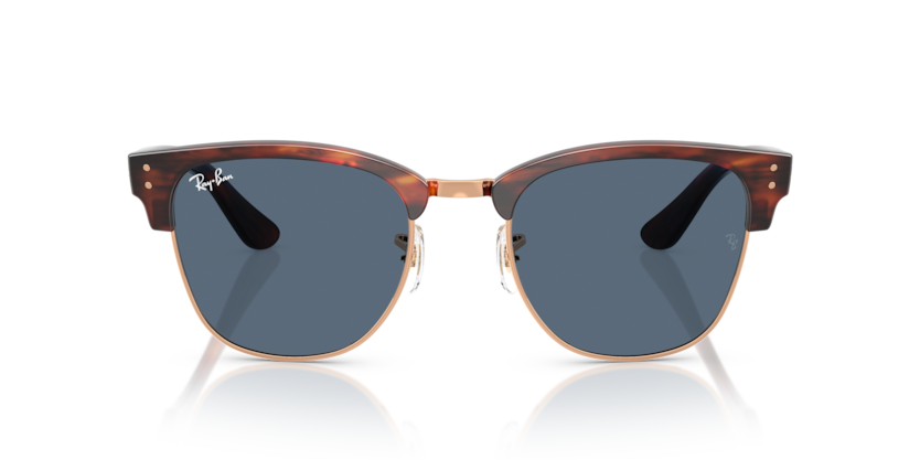 RAYBAN METAL HAVANA SQUARE ROSE GOLD FULL SUNGLASS