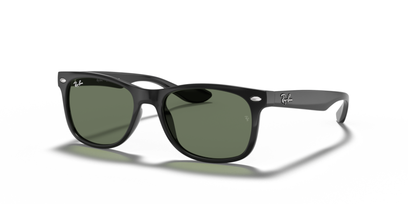 RAYBAN JUNIOR PLASTIC BLACK SQUARE FULL SUNGLASS