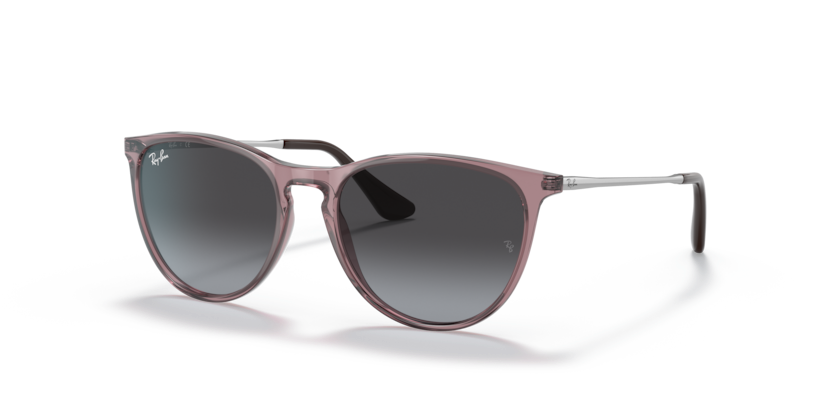 RAYBAN JUNIOR PLASTIC TRANSPARENT VIOLET ROUND FULL SUNGLASS