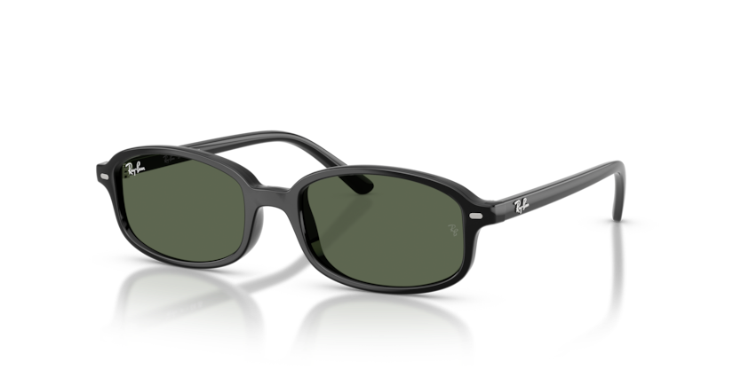 RAYBAN JUNIOR PLASTIC BLACK IRREGULAR FULL SUNGLASS