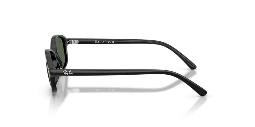 RAYBAN JUNIOR PLASTIC BLACK IRREGULAR FULL SUNGLASS
