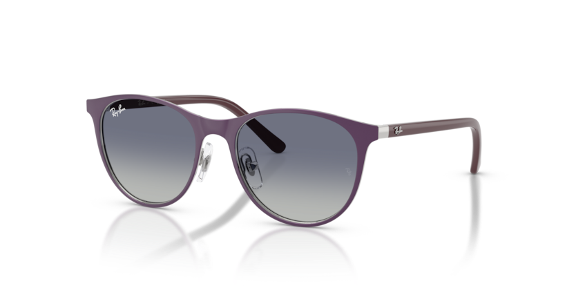 RAYBAN METAL MATTE VIOLET ROUND FULL SUNGLASS