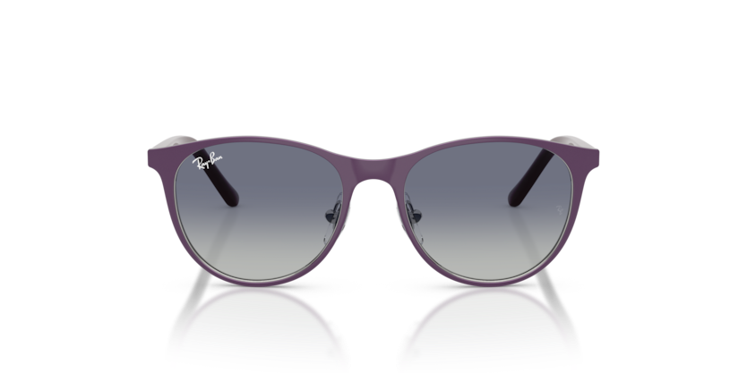 RAYBAN METAL MATTE VIOLET ROUND FULL SUNGLASS