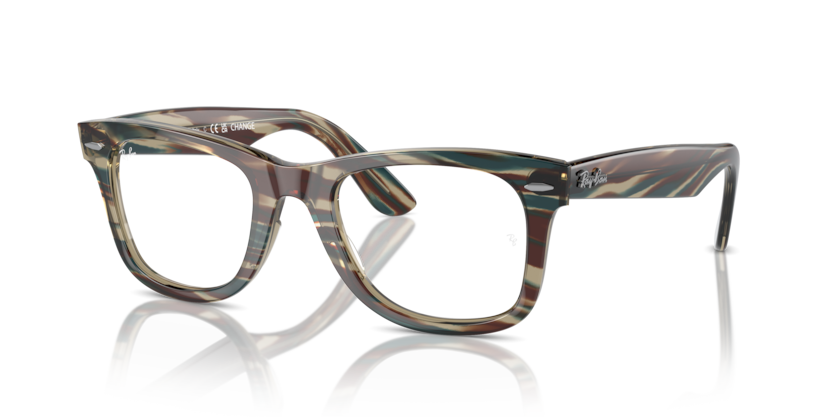 RAYBAN PLASTIC PHOTO STRIP GREY SQUARE FULL FRAME
