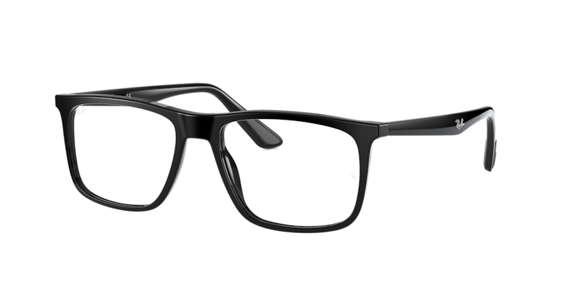 RAYBAN PLASTIC BLACK SQUARE FULL FRAME