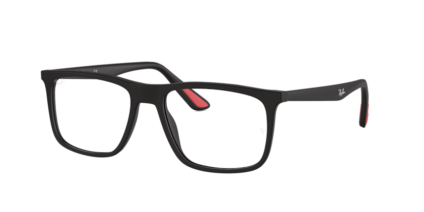 RAYBAN PLASTIC SQUARE BLACK FULL FRAME