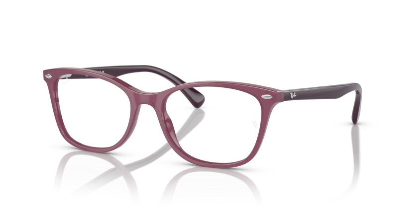 RAYBAN PLASTIC SQUARE OPAL VIOLET FULL FRAME