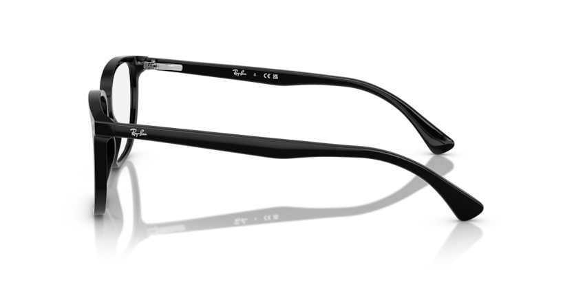 RAYBAN PLASTIC BLACK SQUARE FULL FRAME