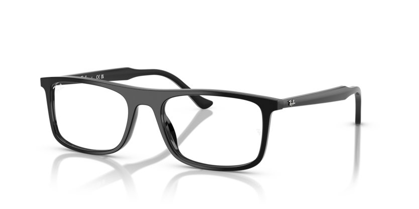 RAYBAN PLASTIC RECTANGLE BLACK FULL FRAME