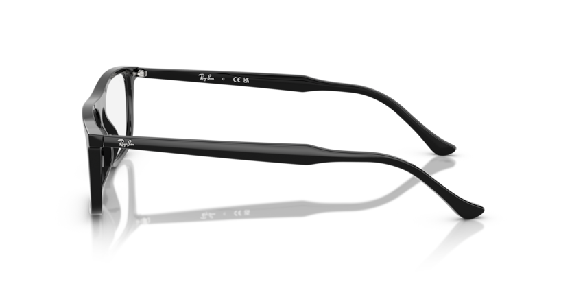 RAYBAN PLASTIC RECTANGLE BLACK FULL FRAME