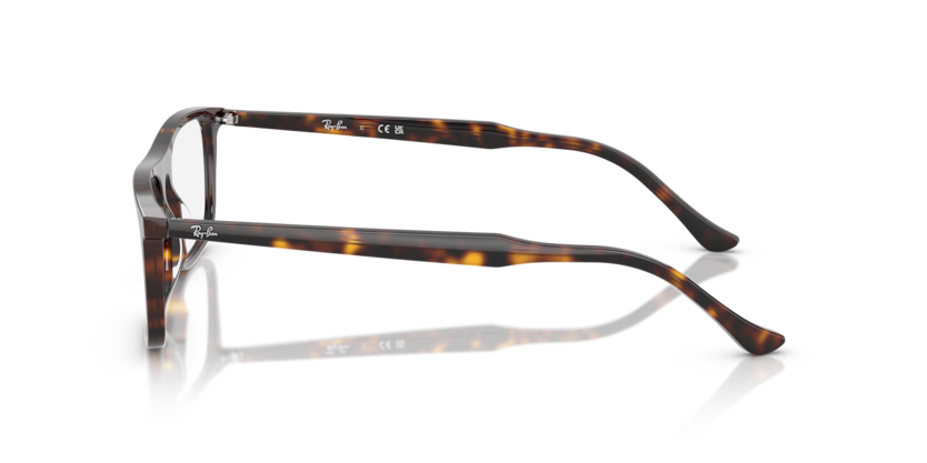 RAYBAN PLASTIC RECTANGLE HAVANA FULL FRAME