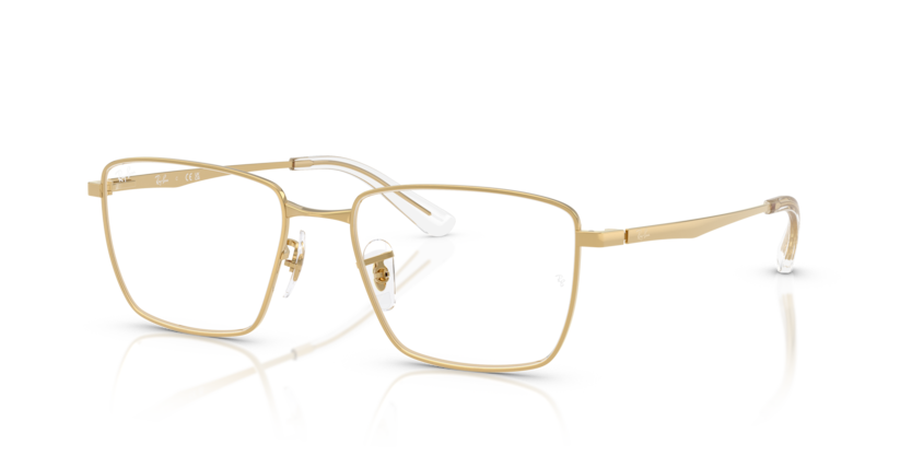 RAYBAN METAL SQUARE GOLD FULL FRAME