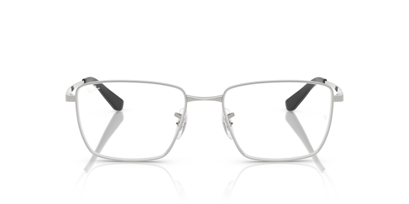 RAYBAN METAL SQUARE SILVER FULL FRAME