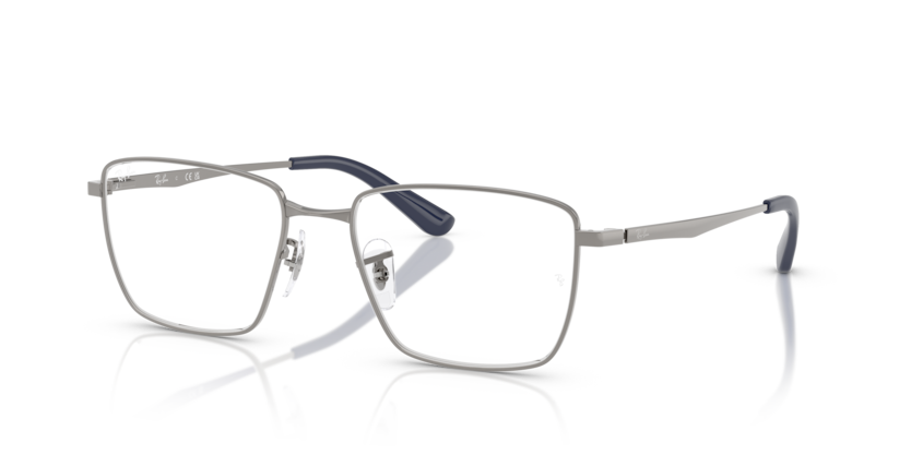 RAYBAN METAL SQUARE GUNMETAL FULL FRAME