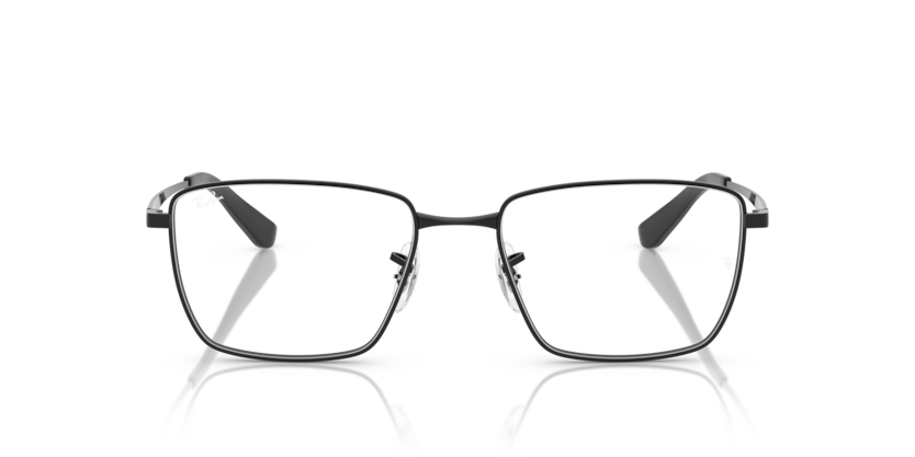 RAYBAN METAL SQUARE BLACK FULL FRAME