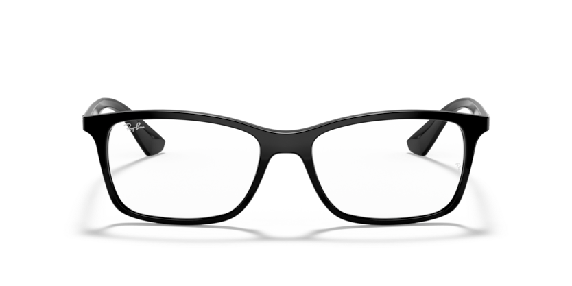RAYBAN PLASTIC BLACK SQUARE FULL FRAME