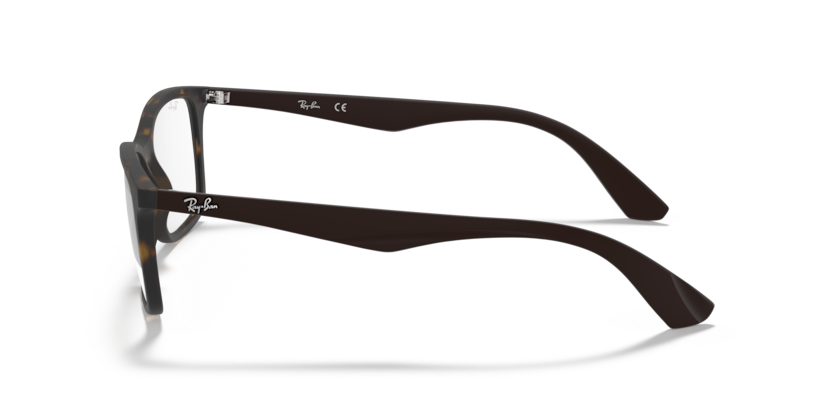 RAYBAN PLASTIC HAVANA SQUARE FULL FRAME