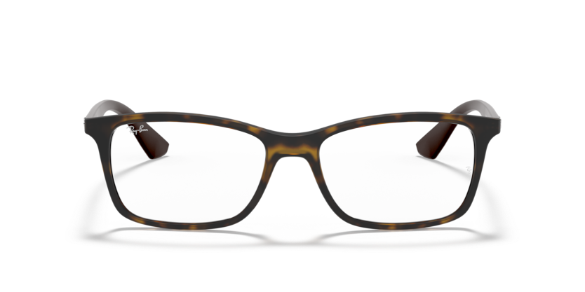 RAYBAN PLASTIC HAVANA SQUARE FULL FRAME