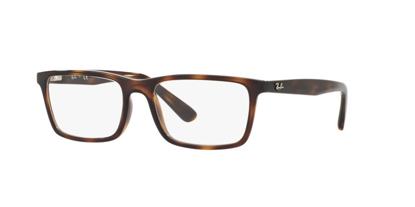 RAYBAN PLASTIC SQUARE HAVANA FULL FRAME