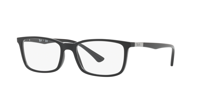 RAYBAN PLASTIC BLACK SQUARE FULL FRAME