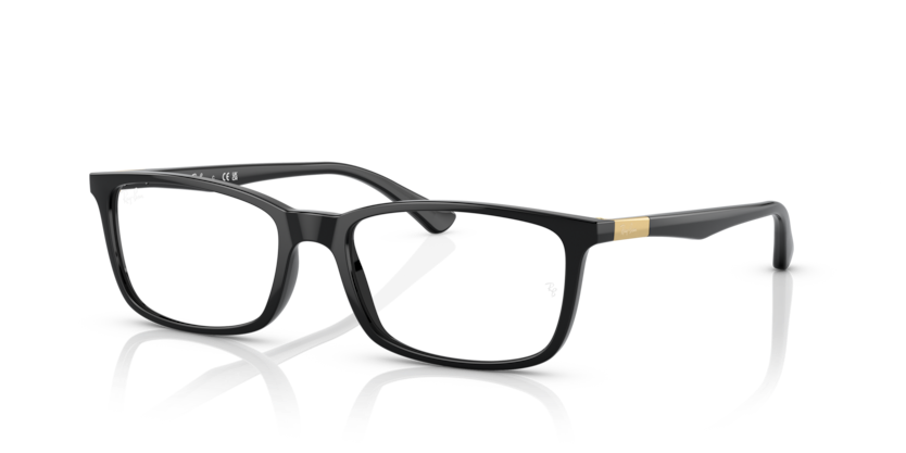 RAYBAN PLASTIC BLACK SQUARE FULL FRAME