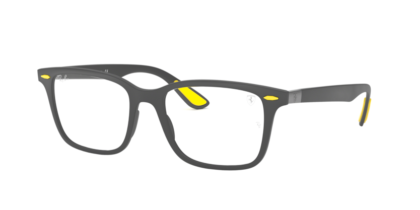 RAYBAN FERRARI PLASTIC SQUARE MATTE GRY FULL FRAME