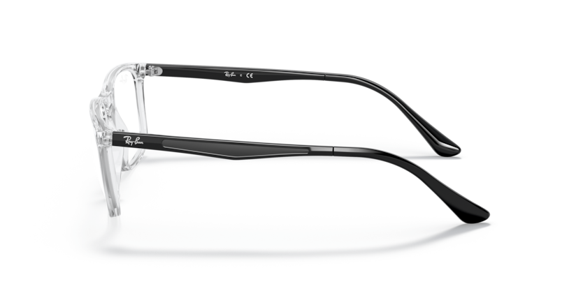 RAYBAN PLASTIC RECTANGLE TRANSPARENT FULL FRAME