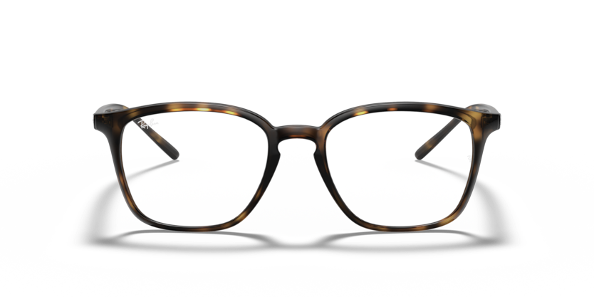 RAYBAN PLASTIC HAVANA SQUARE FULL FRAME