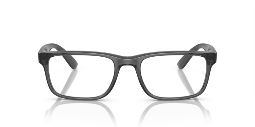RAYBAN FERRARI PLASTIC RECTANGLE TRANSPARENT GREY FULL FRAME