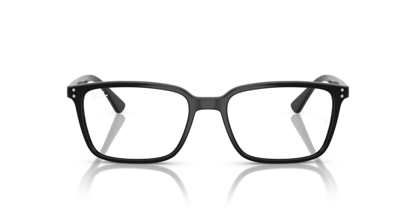 RAYBAN PLASTIC SQUARE BLACK FULL FRMAE