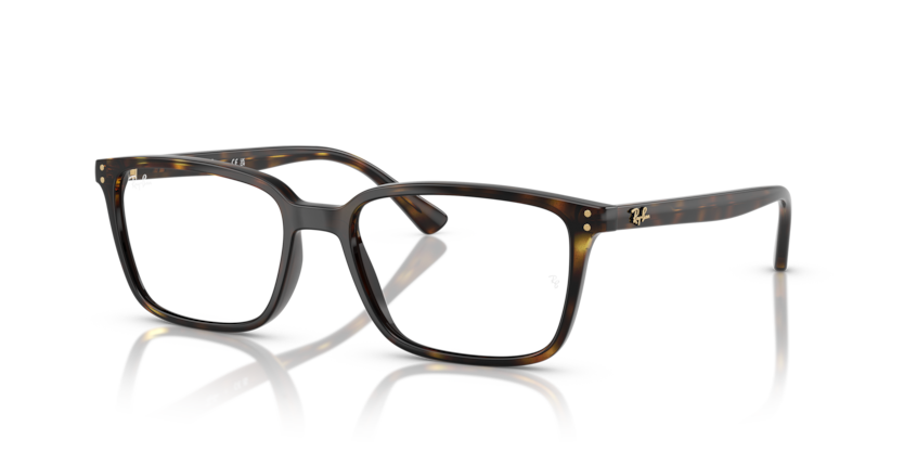 RAYBAN PLASTIC RECTANGLE HAVANA FULL FRAME