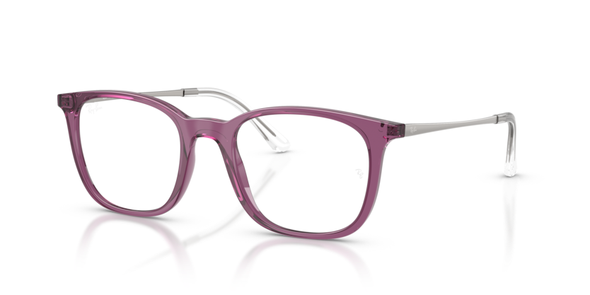 RAYBAN PLASTIC SQUARE PURPLE FULL FRAME