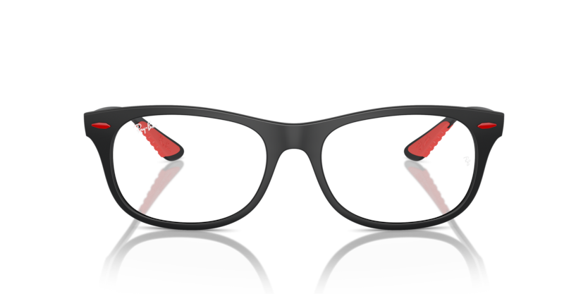 RAYBAN FERRARI PLASTIC MATTE BLACK SQUARE FULL FRAME
