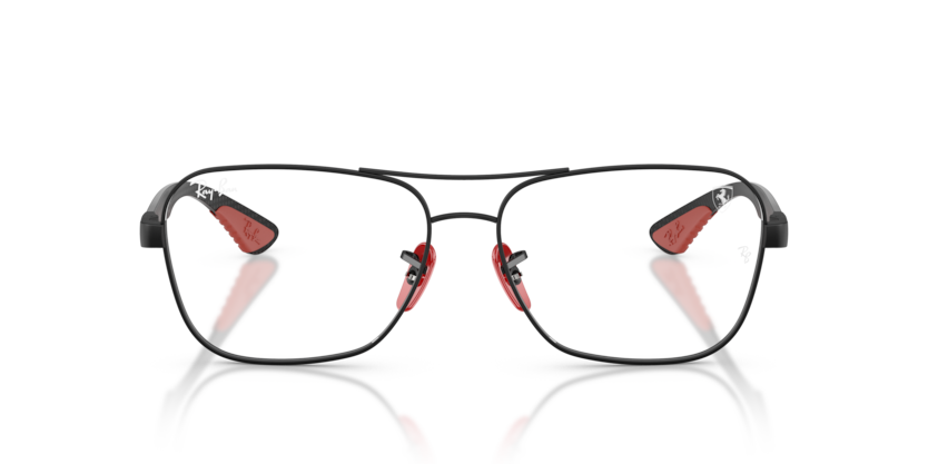 RAYBAN FERRARI METAL DB SQUARE MATTE BLACK FULL FRAME