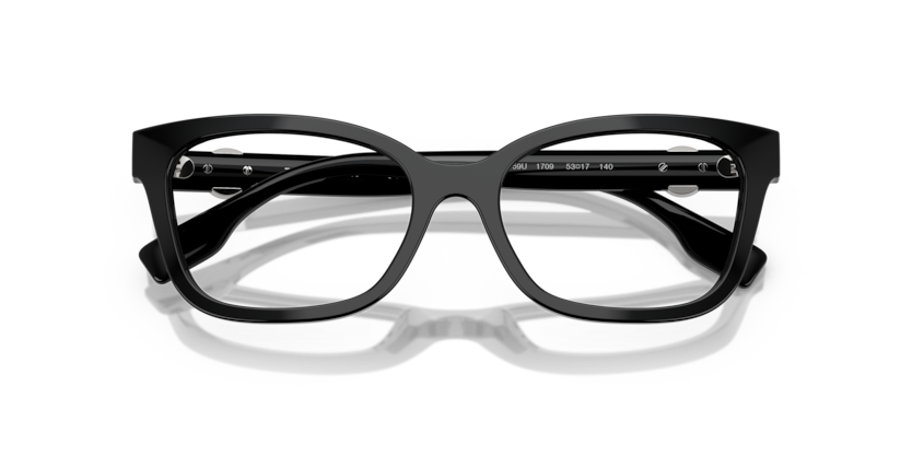 TORY BURCH PLASTIC BLACK SQUARE FULL FRAME