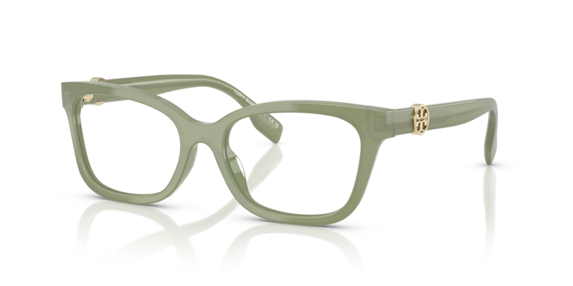 TORY BURCH PLASTIC OLIVE GREEN SQUARE FULL FRAME