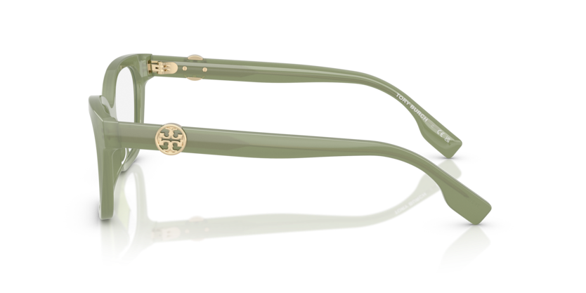 TORY BURCH PLASTIC OLIVE GREEN SQUARE FULL FRAME