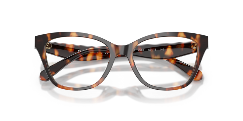 TORY BURCH CARAMEL TORTOISE CATEYE FULL FRAME