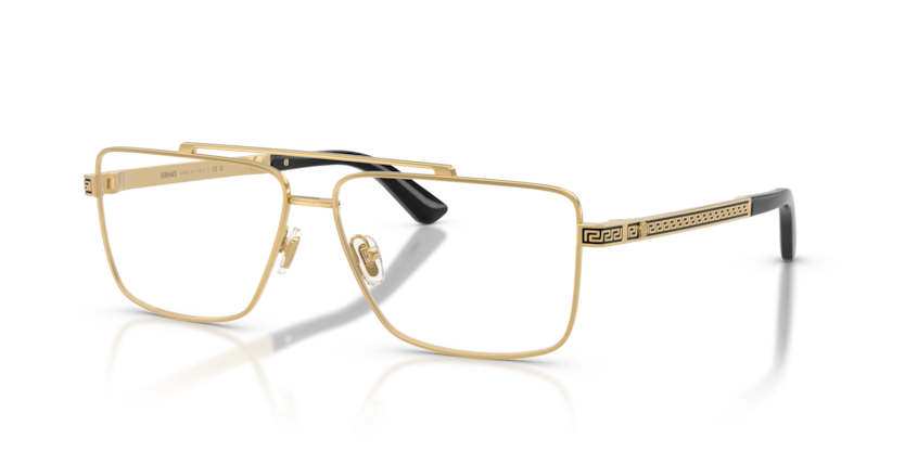 VERSACE METAL GOLD DB SQUARE FULL FRAME