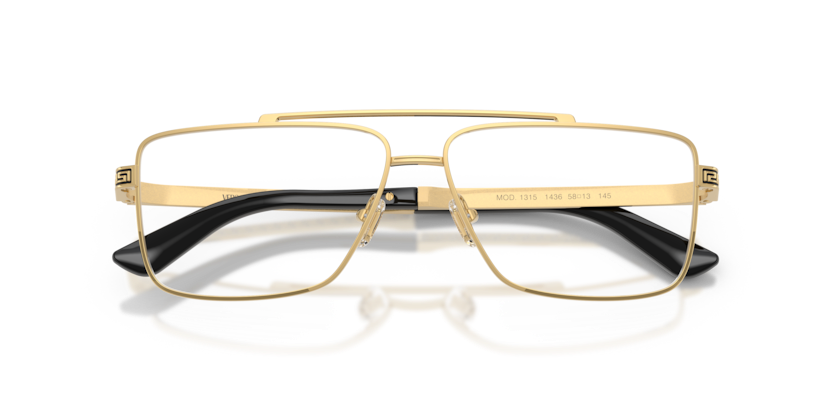 VERSACE METAL GOLD DB SQUARE FULL FRAME