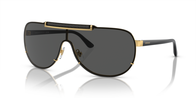 VERSACE METAL BLACK AVIATOR FULL SUNGLASS