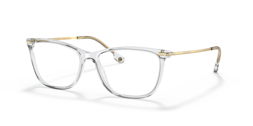 VERSACE PLASTIC TRANSPARENT GREY SQUARE FULL FRAME