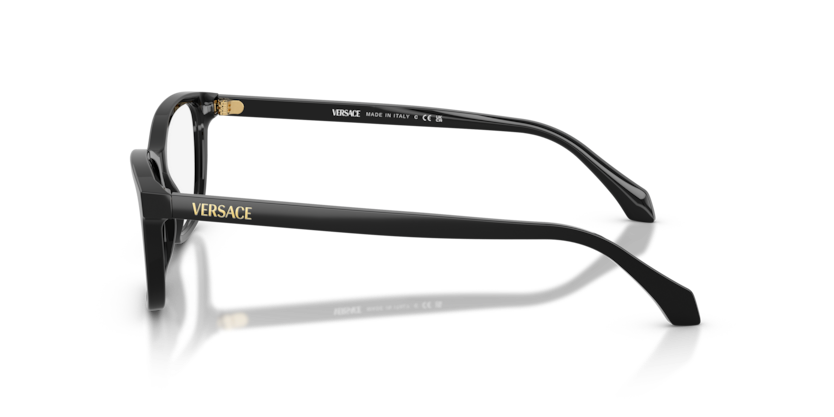 VERSACE PLASTIC CATEYE BLACK FULL FRAME