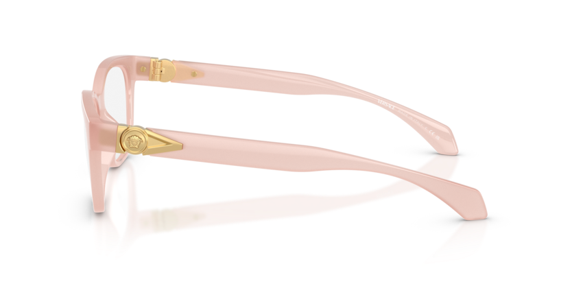 VERSACE PLASTIC OPAL PINK SQUARE FULL FRAME