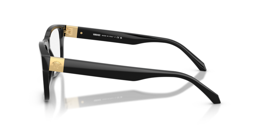 VERSACE PLASTIC BLACK SQUARE FULL FRAME