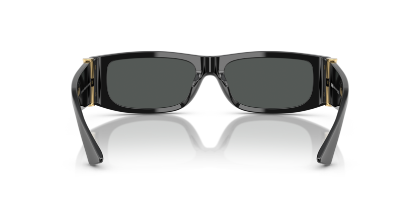 VERSACE PLASTIC RECTANGLE BLACK SUNGLASS
