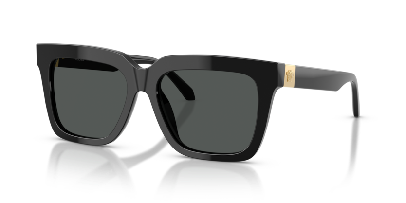 VERSACE PLASTIC BLACK SQUARE FULL SUNGLASS