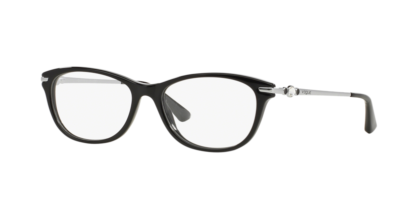 VOGUE PLASTIC BLACK CATEYE FULL FRAME