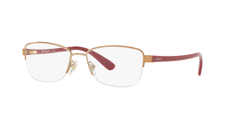 VOGUE METAL SEMI RIM SQUARE HALF FRAME