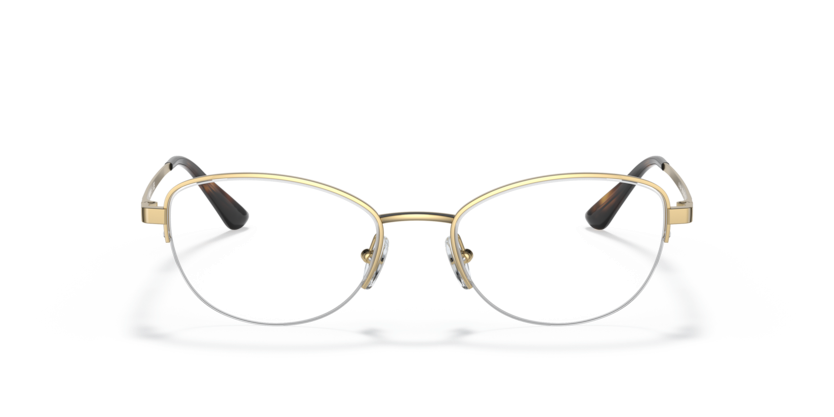 VOGUE METAL GOLD CATEYE SEMI RIM FRAME